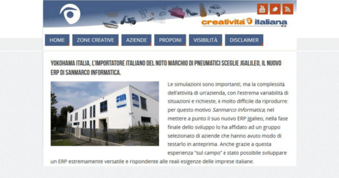 Yokohama italia, l’importatore italiano del noto marchio di pneumatici sceglie Jgalileo, il nuovo ERP di Sanmarco Informatica