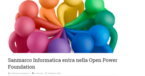 Sanmarco Informatica SpA prima azienda italiana della Open Power Foundation