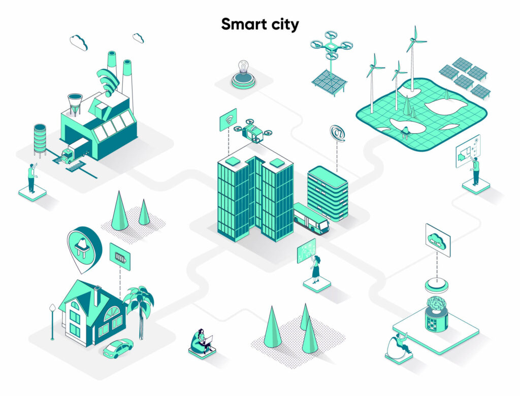 isometric smart_city